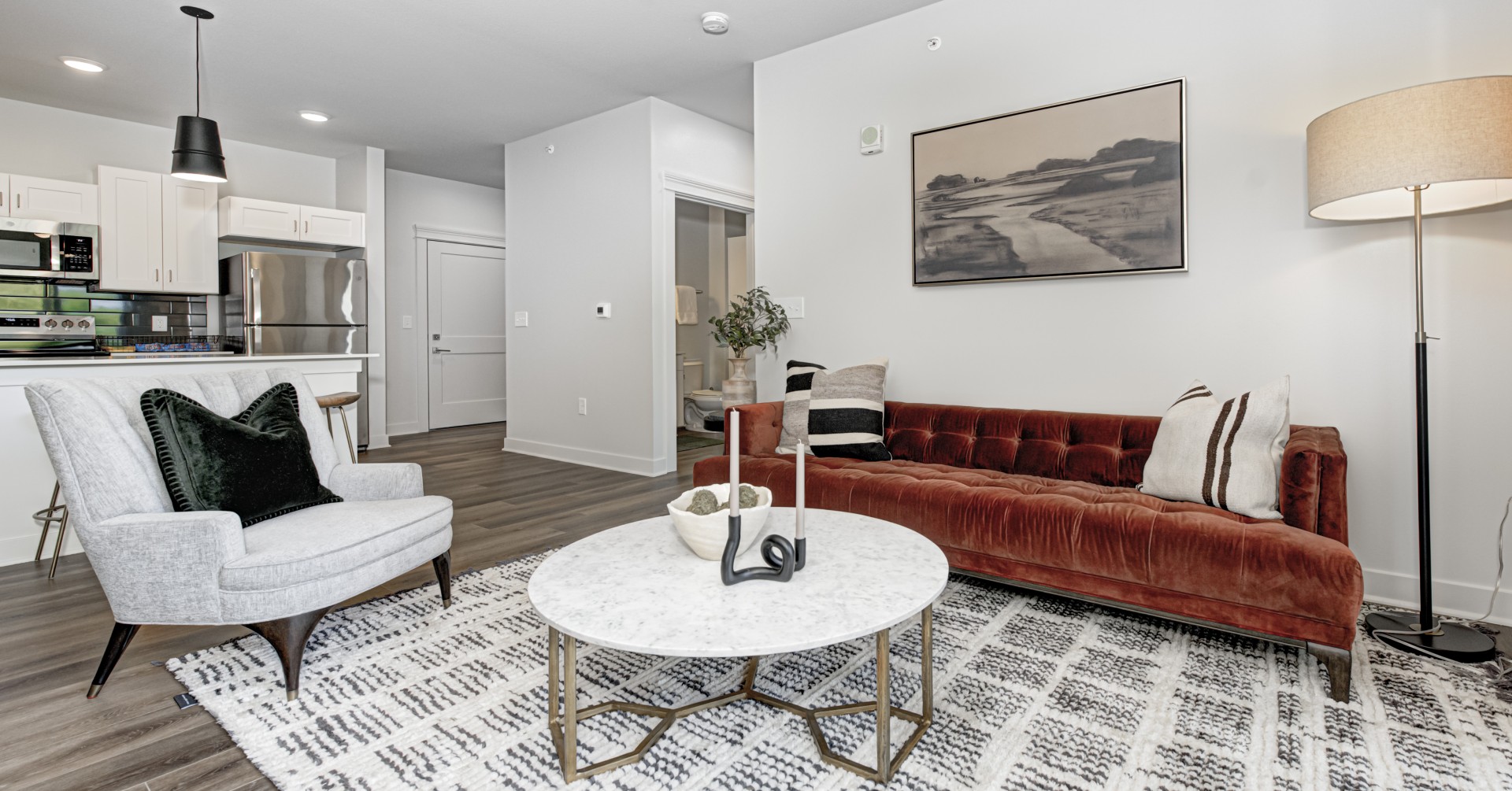 East Bank Model Living Room